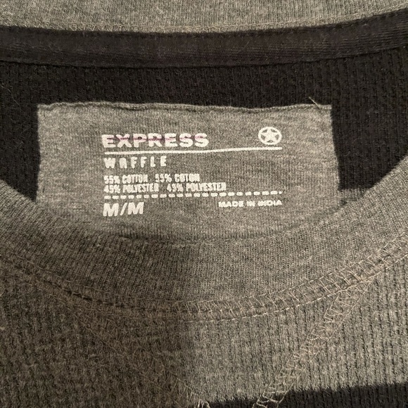 Express Waffle Thermal black/grey Medium - Picture 2 of 2